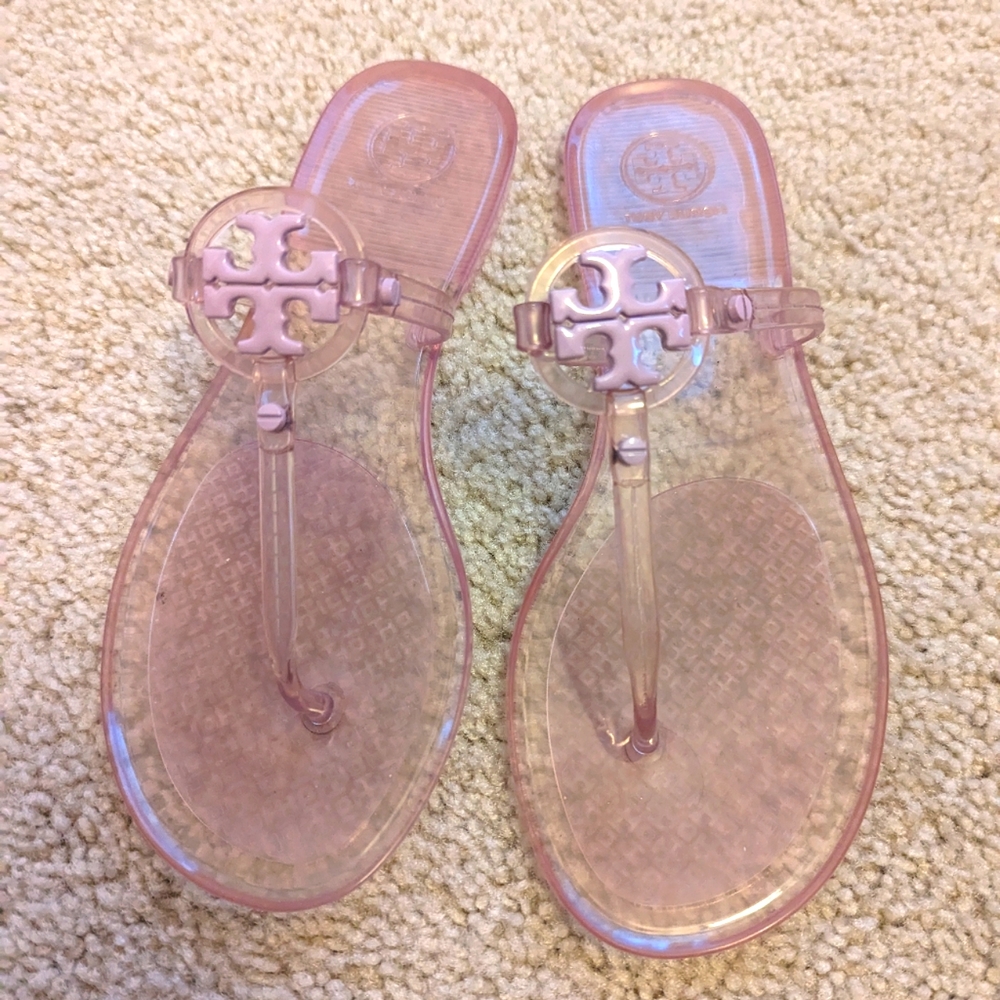 Authentic Tory Burch jelly sandals